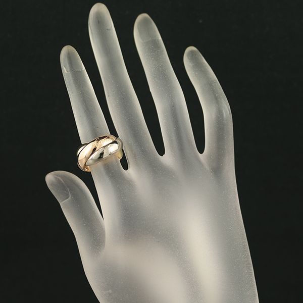 カルティエ リング トリニティ スリーカラー XL 55号 K18YG/WG/PG