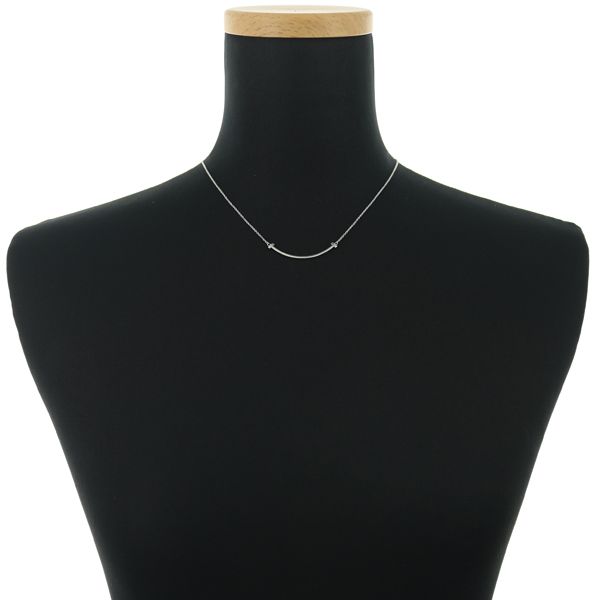 ティファニー Tスマイル ネックレス スモール K18WG TIFFANY & Co.(ティファニー) Tスマイル スモール ネックレス K18WG