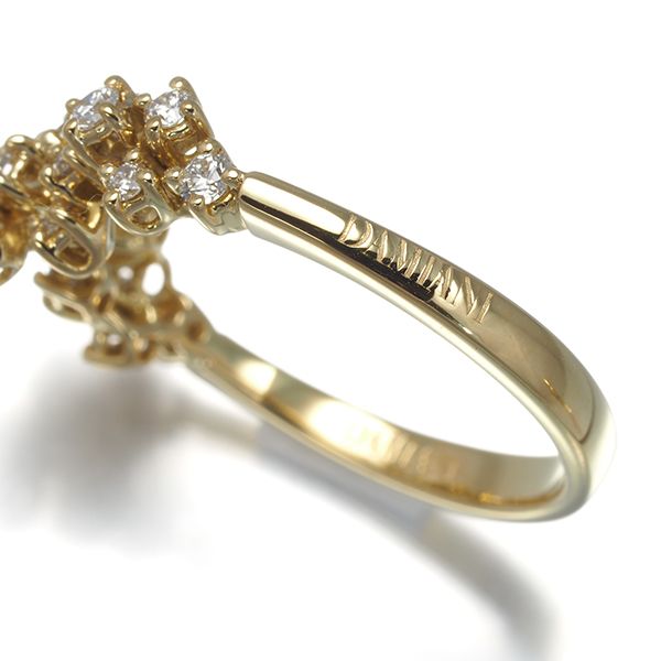 ※断捨離中※さま専用　ダミアーニ　ミモザ　リング　K18YG ダイヤ　53 イエローゴールド、ダイヤモンド（複数）リング - Damiani MIMOSA