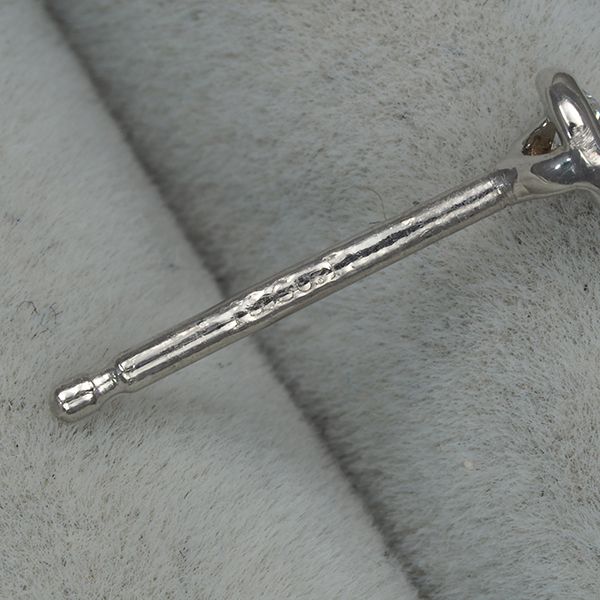 ティファニー ピアス ダイヤ 0.05ct程 バイザヤード 片耳 Pt950