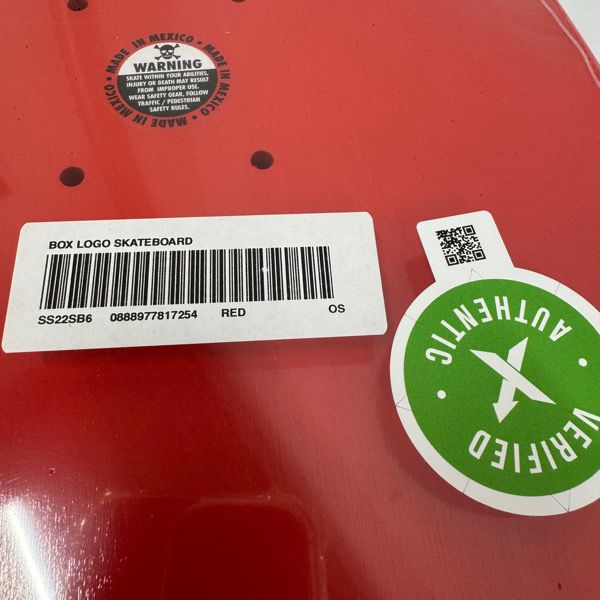未開封】Supreme/シュプリーム【22SS】Uncut Box Logo Skateboard/アン