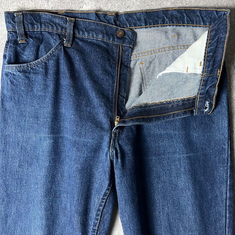 濃紺 80s Levis 646 0217 ベルボトム デニム パンツ 38 28 / 80年代