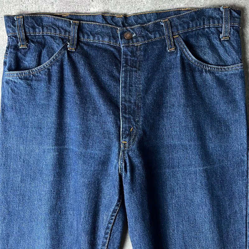 濃紺 80s Levis 646 0217 ベルボトム デニム パンツ 38 28 / 80年代