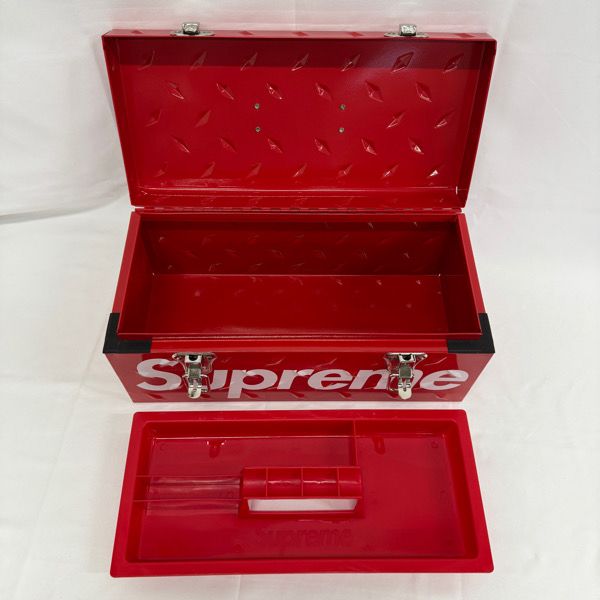 supreme☆シュプリーム ダイヤモンド プレート スツールボックス 工具箱 supreme☆シュプリーム ダイヤモンド プレート スツールボックス 工具