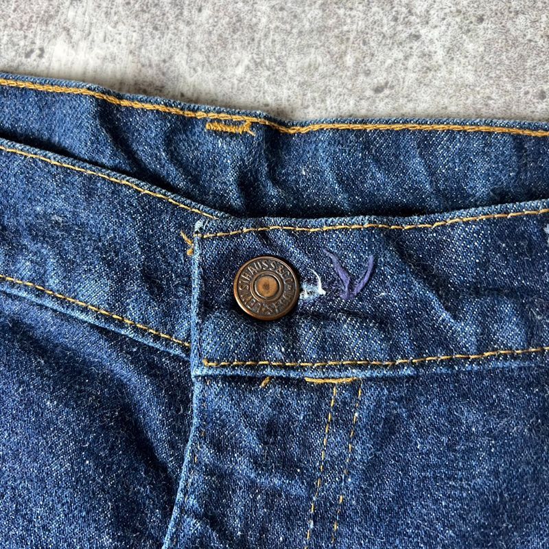 濃紺 80s Levis 646 0217 ベルボトム デニム パンツ 38 28 / 80年代