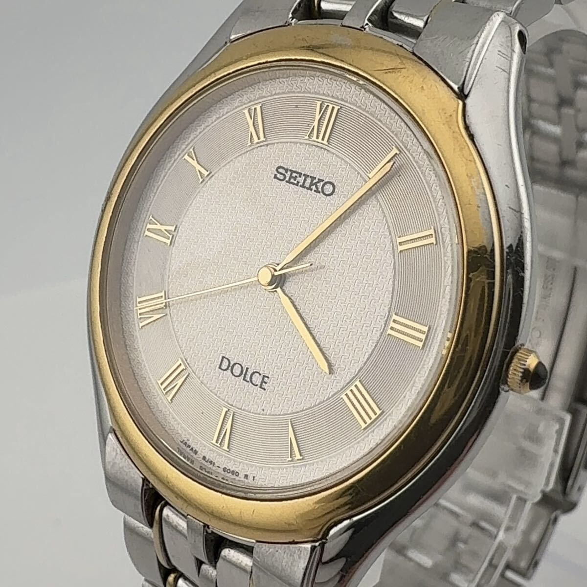 SEIKO 8J41-6030 セイコー DOLCE ドルチェ クォーツ メンズ腕時計 稼働 
