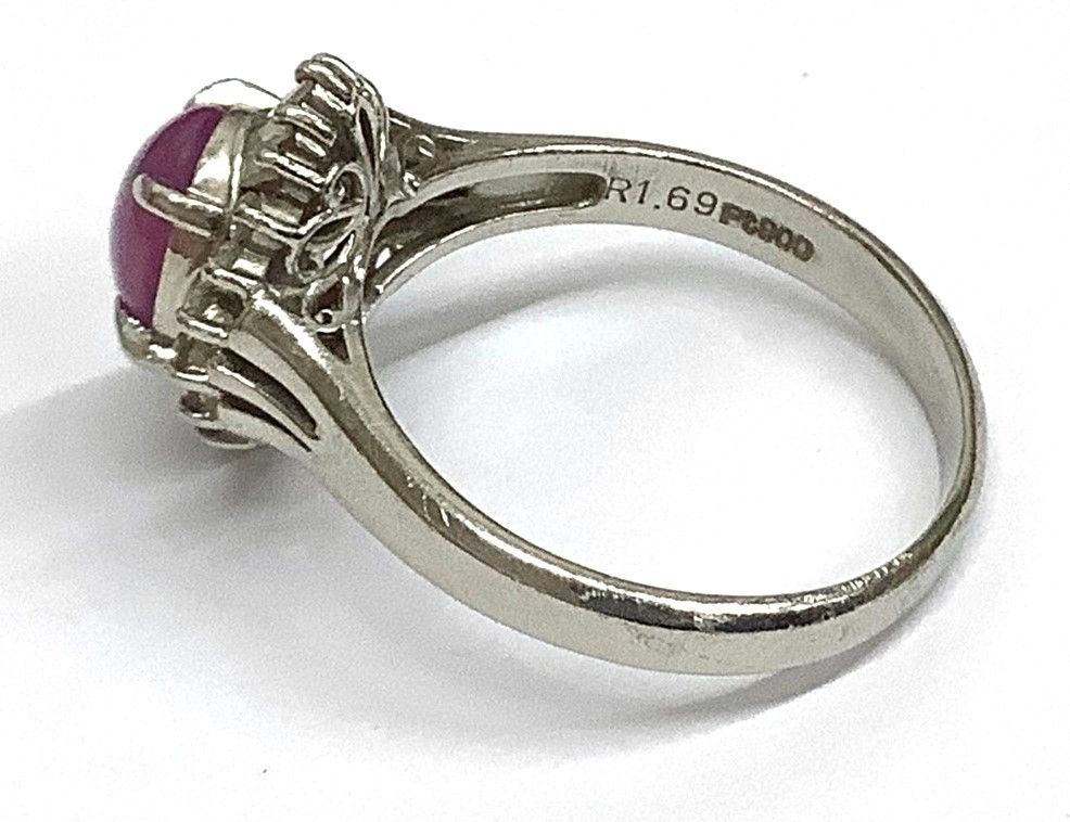 中古Pt900ダイヤモンドリング D0.52 10.5g #14 プラチナ 中古 プラチナ 