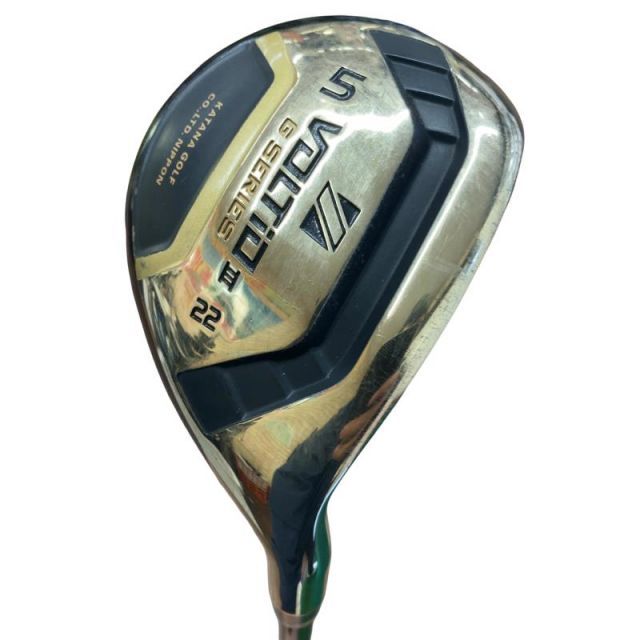 中古】 カタナゴルフ VOLTiO III G SERIES(ゴールド) U5