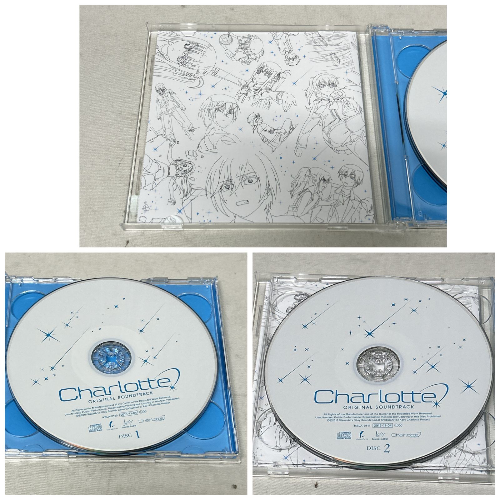 浜館20-1284] Charlotte Music Box アニメ 『シャーロット』 CD 6枚組