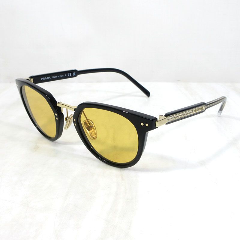 三重本店】 中古 PRADA | プラダ SPR17Y AAV-07M プラダロゴ