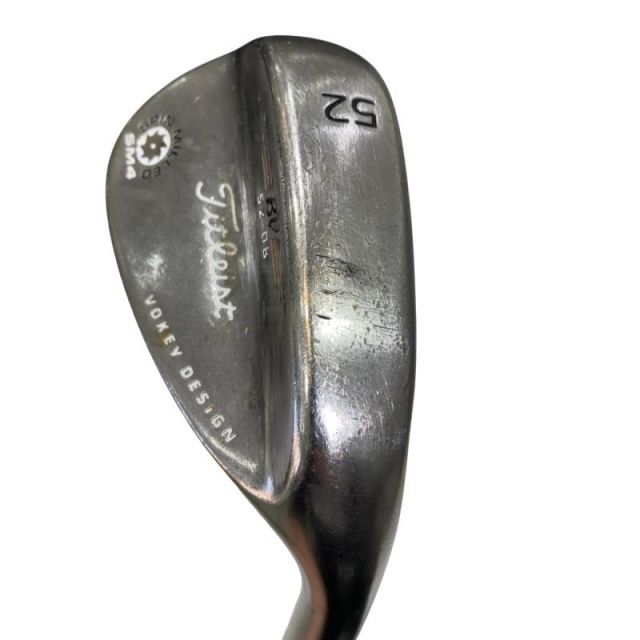 中古】 タイトリスト VOKEY SPIN MILLED SM4 ブラックニッケル 52°/08