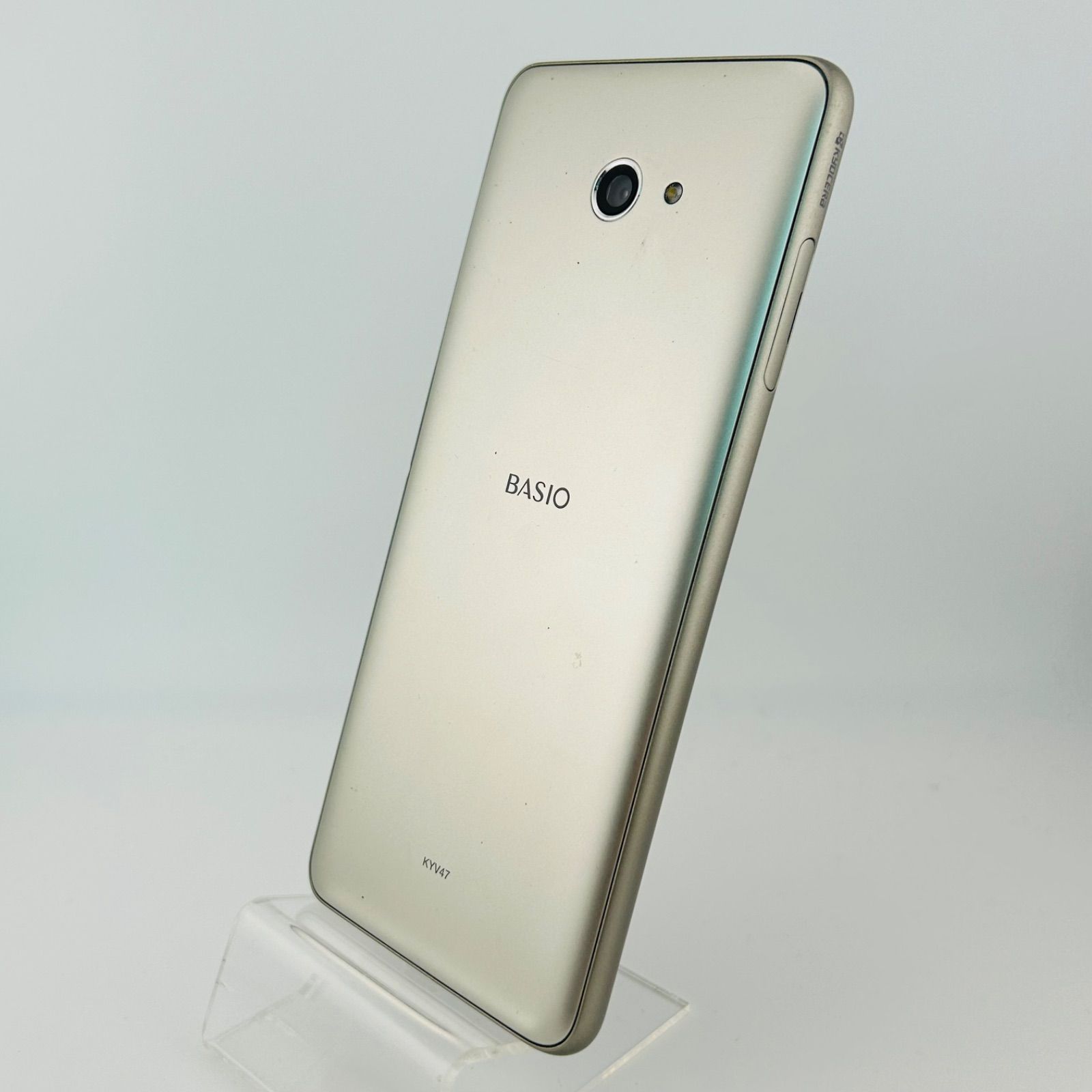 バッテリー良好 京セラ BASIO4 KYV47 32GB シャンパンゴールド SIM