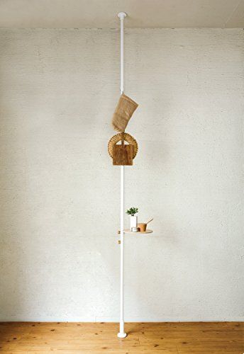  迅速に発送 DRAW A LINE 003 Tension Rod C White ドローアライン テンションロッドC ホワイト 縦 取付高さ200 275 cm 耐荷重10 kg D WH 929 e 957 b その他 キッチン 食器