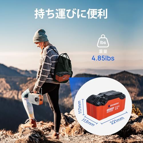 迅速に発送 ECO WORTHY 12 V 20 Ah リチウムイオンバッテリー 4000 サイクル 内蔵BMS 釣りバッテリー アウトドア キャンプ 釣り RVマリントローリングモーター魚群探知機に最適 ポータブル リン酸鉄リチウム電池 P 3 b fec 5 f