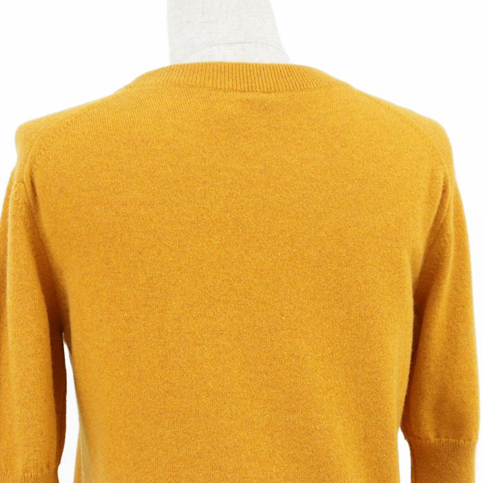 美品】HERMES エルメス ニット カシミヤ100% ハイゲージ シグネチャー