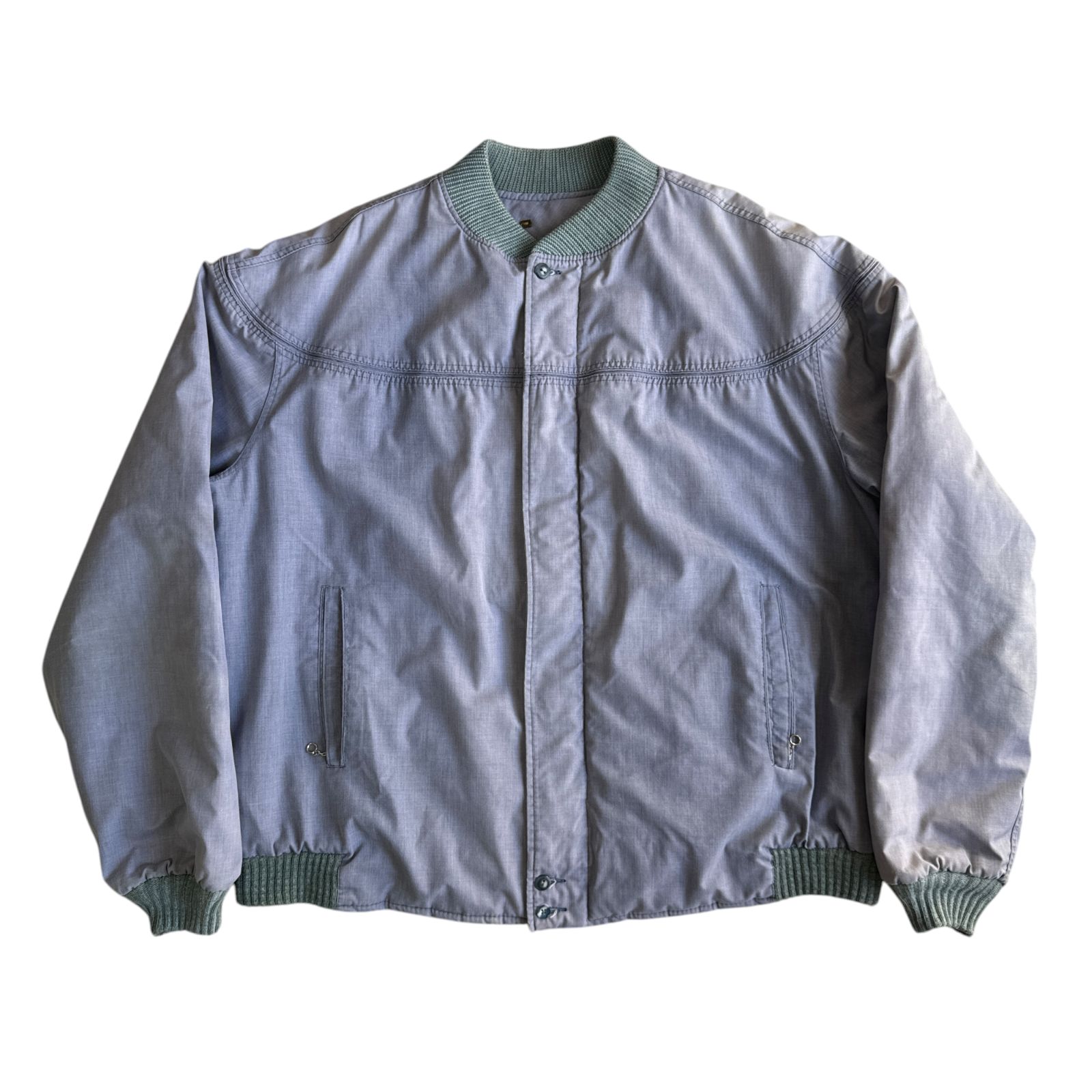 70s Derby Of San Francisco Derby Jacket ネイビー ブルー フェード