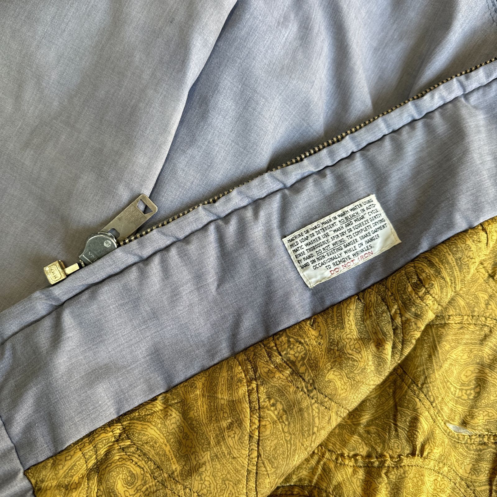 70s Derby Of San Francisco Derby Jacket ネイビー ブルー フェード 