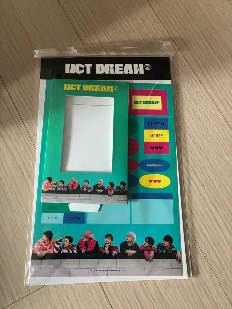 NCT DREAM Glitch Mode 公式グッズ トレカホルダー ステッカー セット