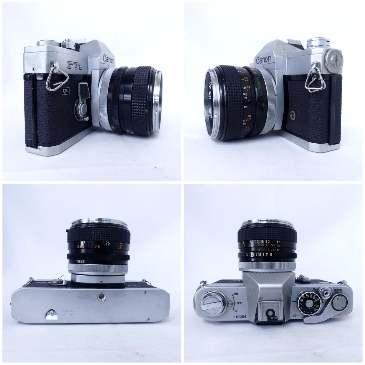 Canon キヤノン FTb QL + FD 50mm f1.4 フィルムカメラ 一眼レフ