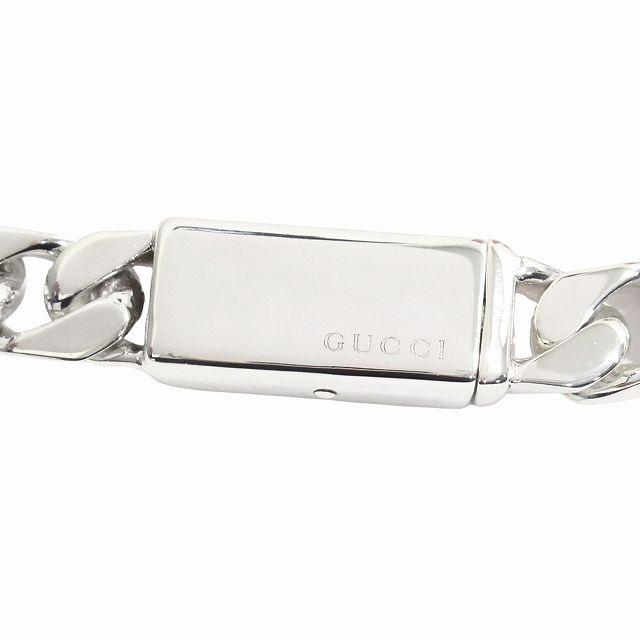 新品仕上げ済 新同 極美品 グッチ GUCCI ロゴ プレート ブレスレット