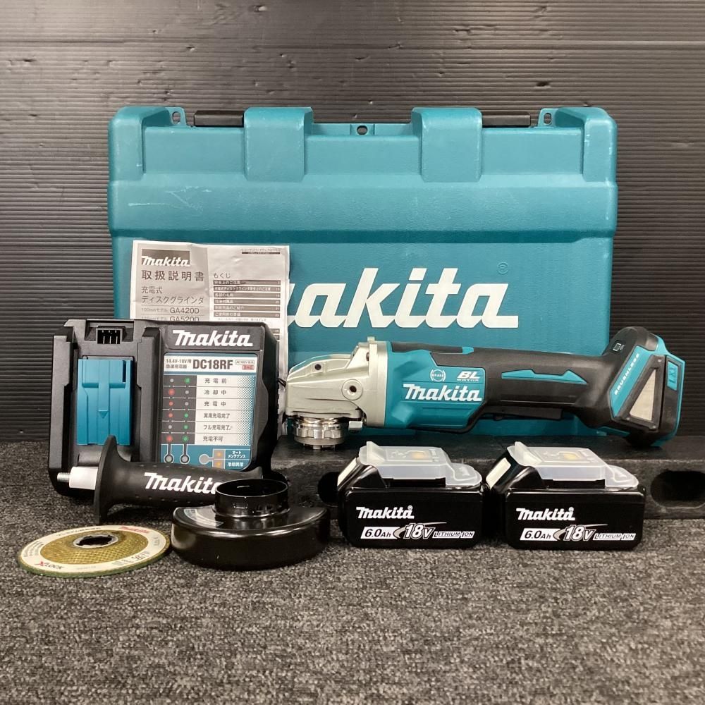 ♥品 マキタ makita 100 mm 18 V充電式ディスクグラインダ 202