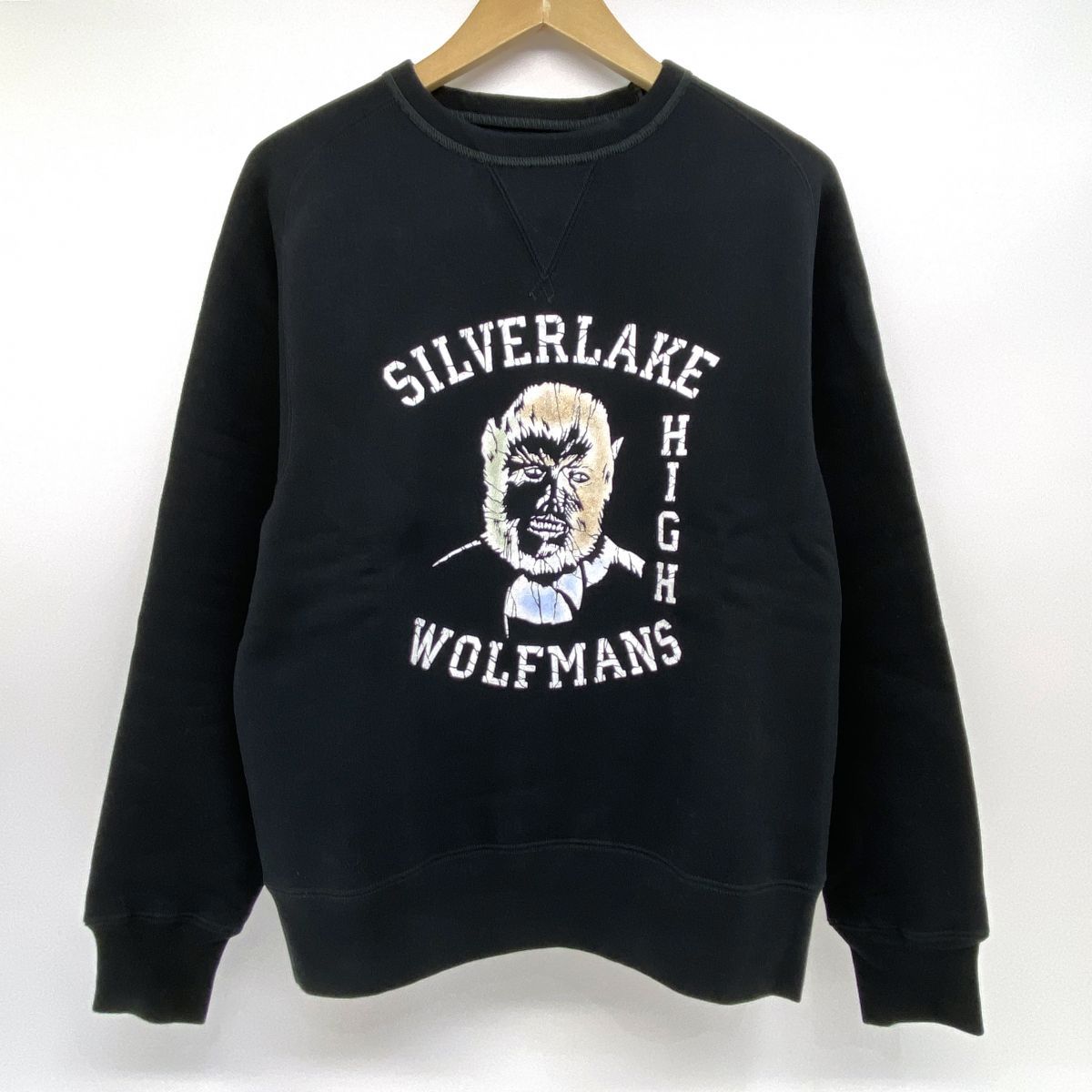JELADO Wolf Man ジェラード フロッキープリントスウェット トレーナー 