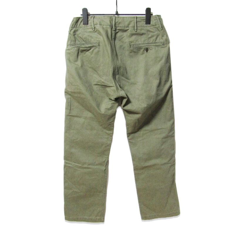 RRL ダブルアールエル ワークチノ USA製 タック ワイドストレート カーキ RRL ダブルアールエル ワークチノ USA製 タック ワイドストレート