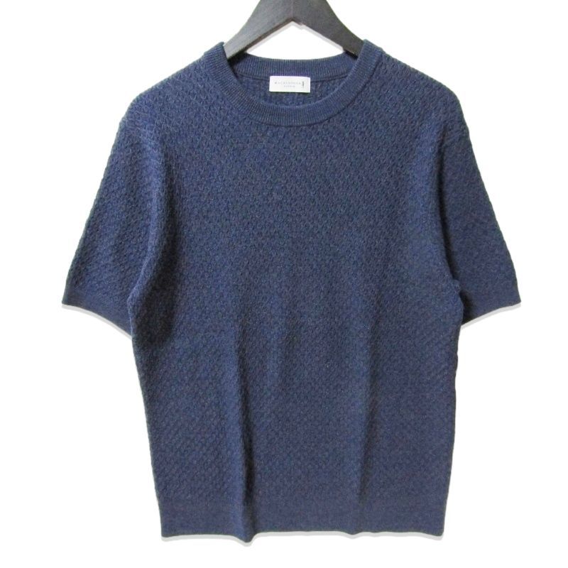 美品 MACKINTOSH LONDON マッキントッシュ 交編サマーニットTシャツ 