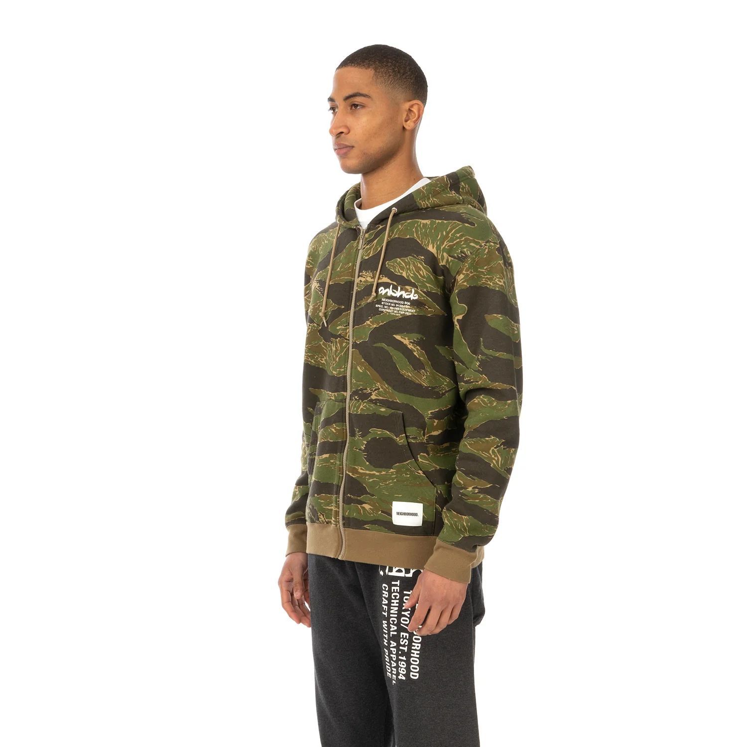 NEIGHBORHOOD OVERLAP TIGER C-ZIP HOODED LS パーカー 201MBNH-CSM02