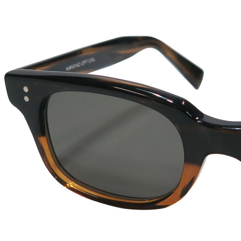 美品 WACKO MARIA ワコマリア x 金子眼鏡 GLASSES サングラス ブラウン
