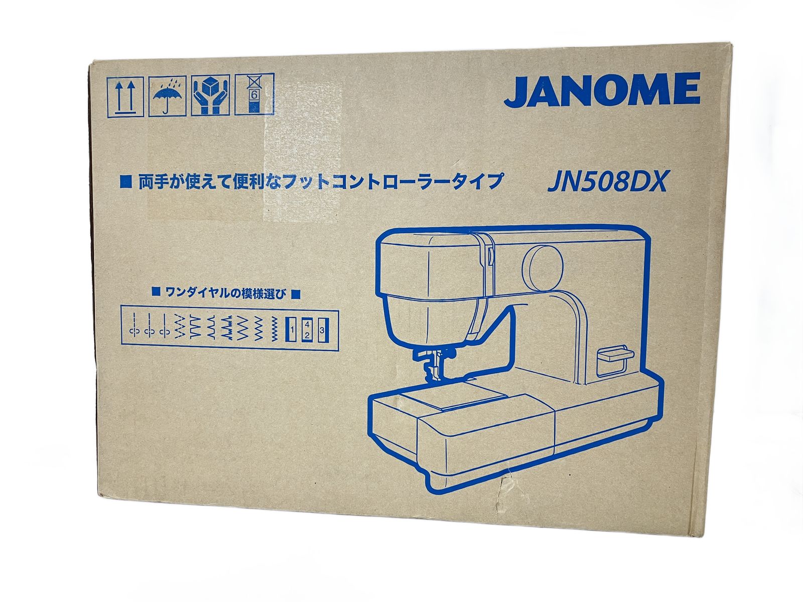 JANOME JN508DX MODEL 508型 ジャノメ 家庭用 ミシン 未使用 W10803866