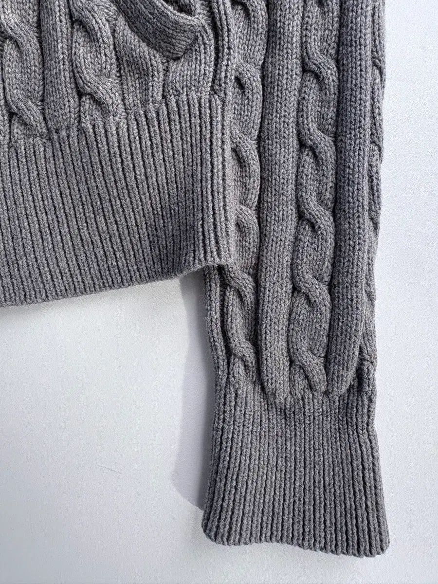 Polo ラルフローレン ウィメンズ コットン グレー COLOR ケーブル