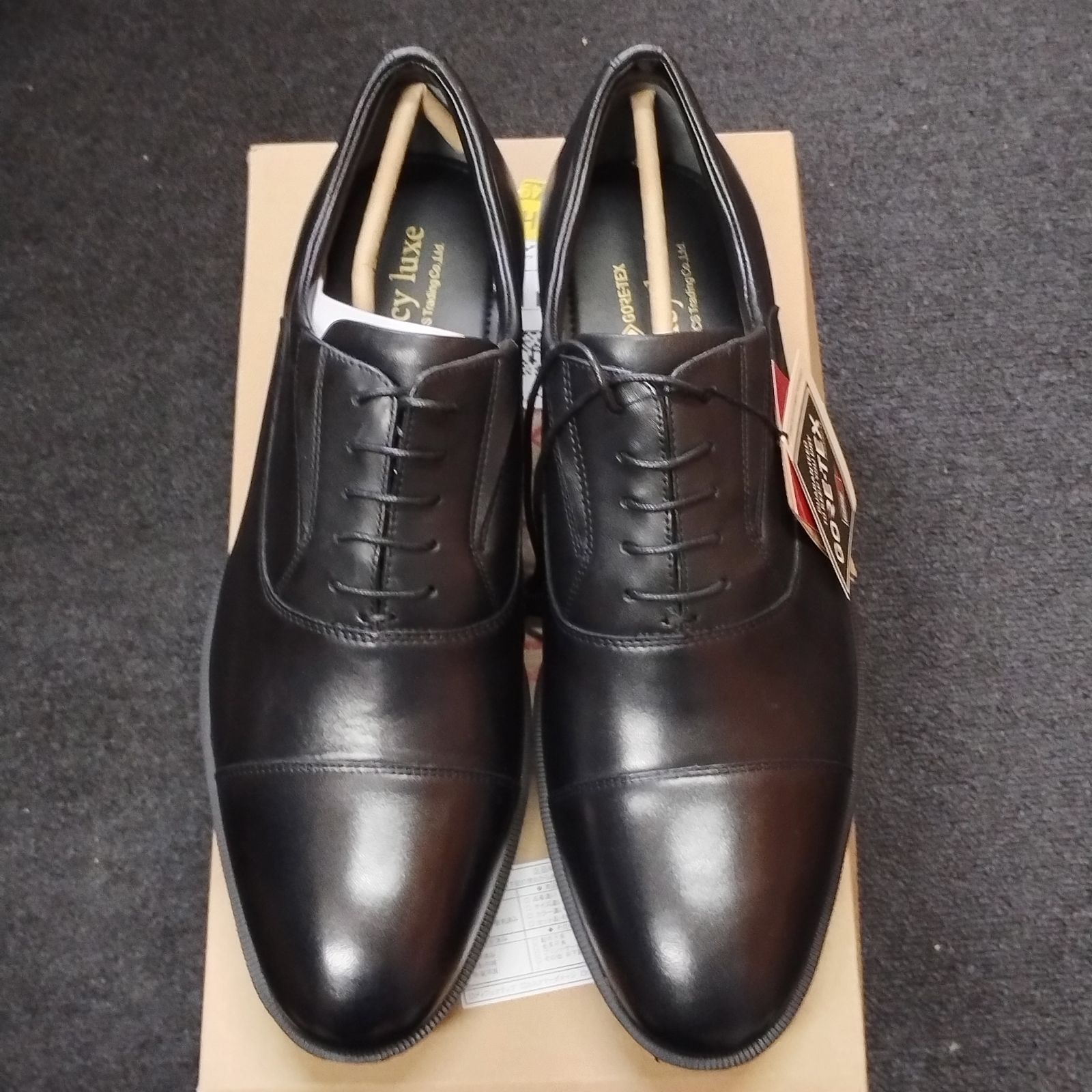 テクシーリュクス ビジネスシューズ 本革 TU-8005 ブラック 26.5cm