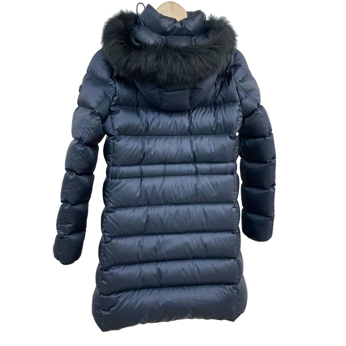 COACH コーチ　ネイビー ダウンコート ファー付きフード COACH コーチ ネイビー ダウンコート ファー付きフード