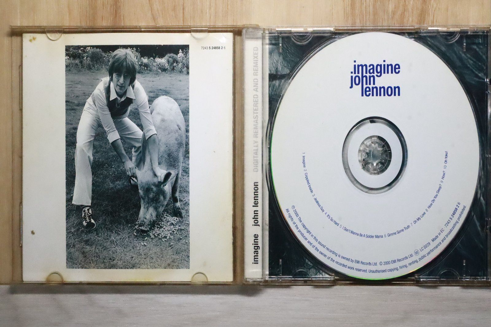 【新品同様】ジョン・レノン JOHN LENNON　IMAGINE　純金蒸着CD 中古CD☆ジョン・レノン/John Lennon□ Imagine 【724352485826