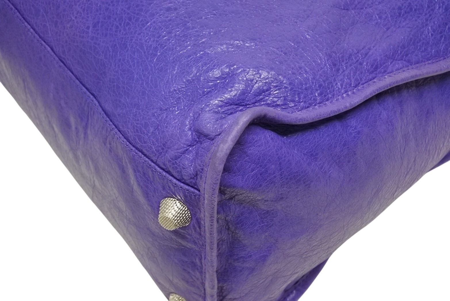 BALENCIAGA バレンシアガ　ジャイアントタウン 2WAYバッグ　パープル BALENCIAGA - BALENCIAGA バレンシアガ Giant City ジャイアント