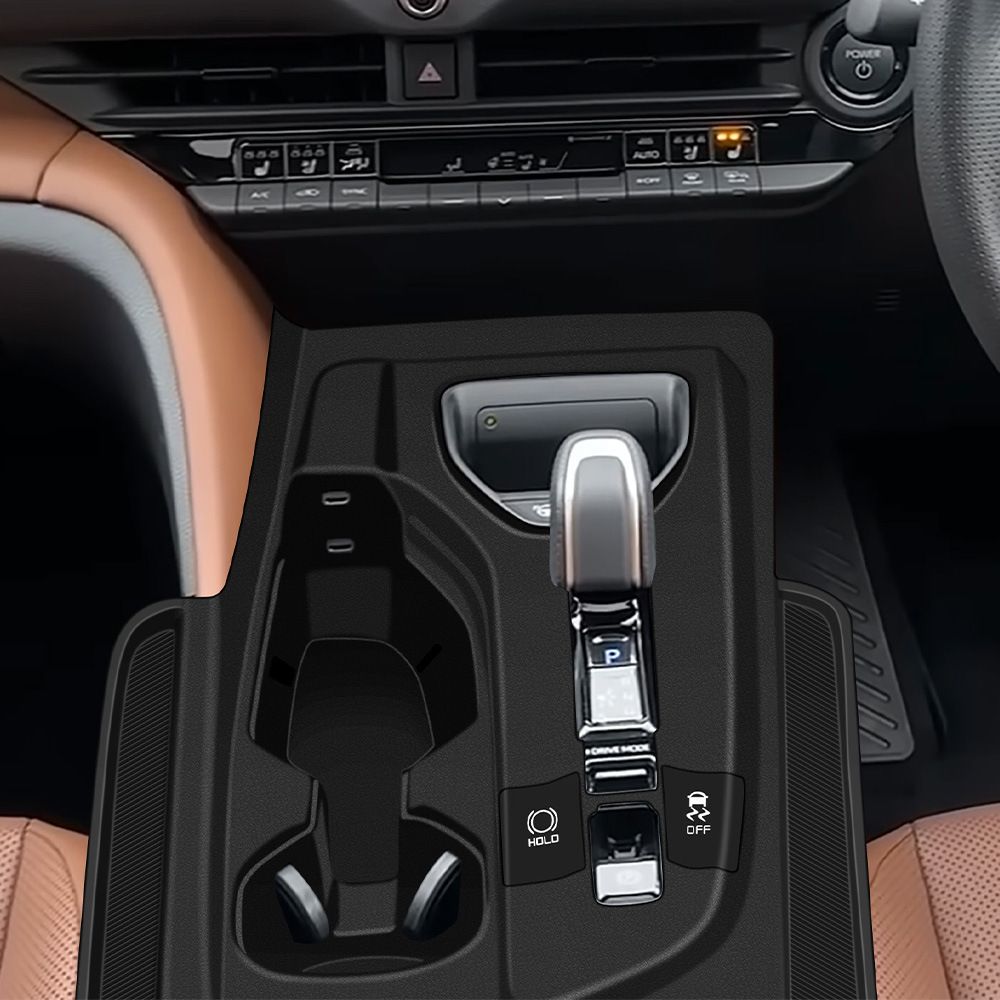 【送料無料】2023年式 トヨタ クラウンCROWN CROSSOVER 硅ゴム排档面板 収納付き 高配右ドライブ専用 内装パーツ