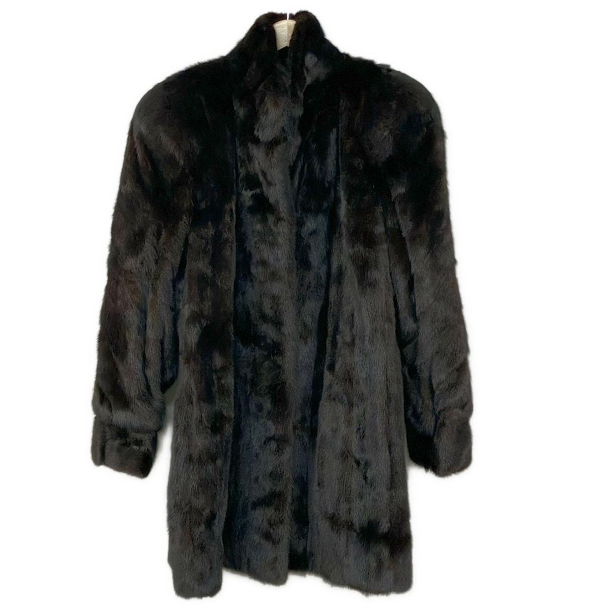 SAGA MINK(サガミンク) コート レディース - ダークブラウン 毛皮/長袖