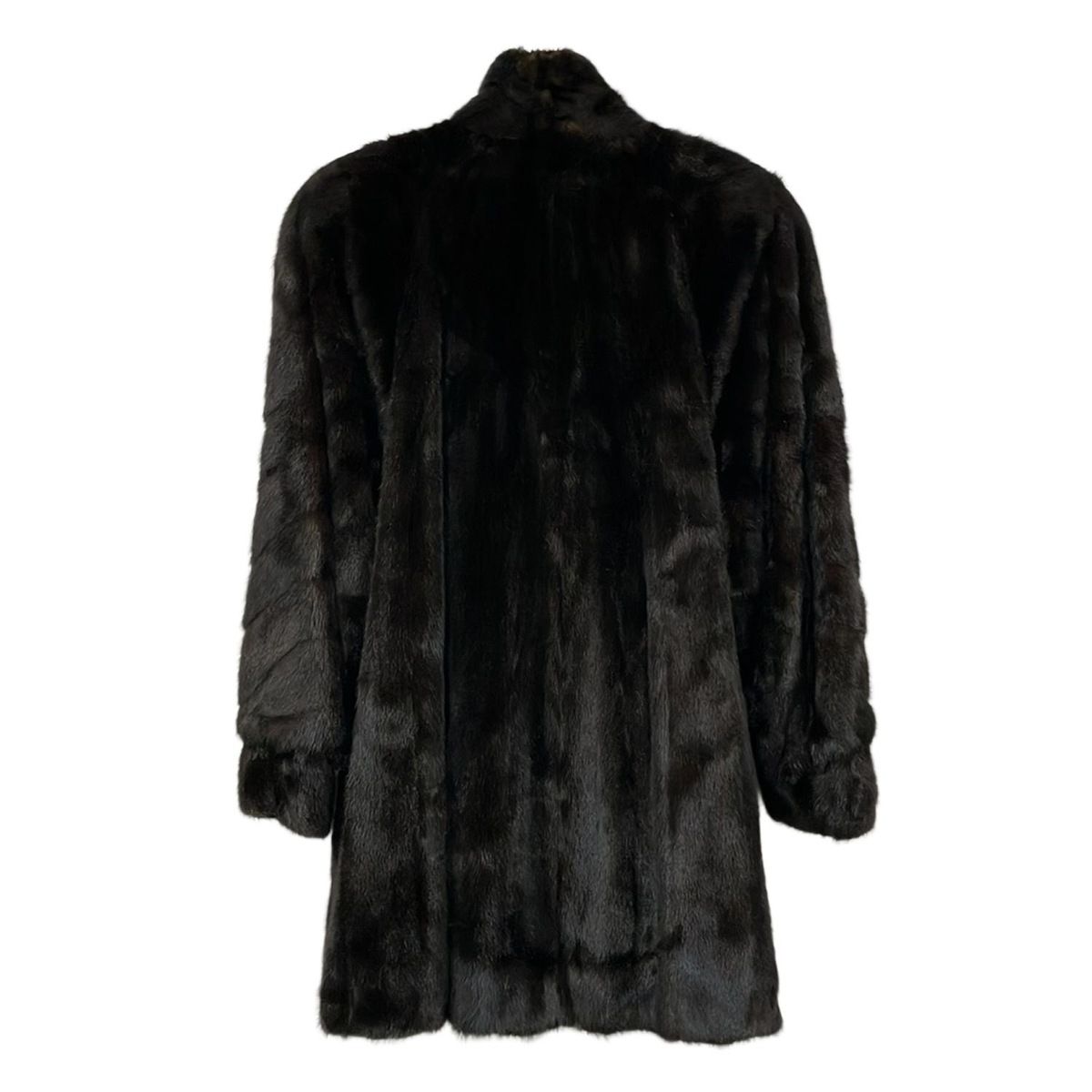 SAGA MINK(サガミンク) コート レディース - ダークブラウン 毛皮/長袖