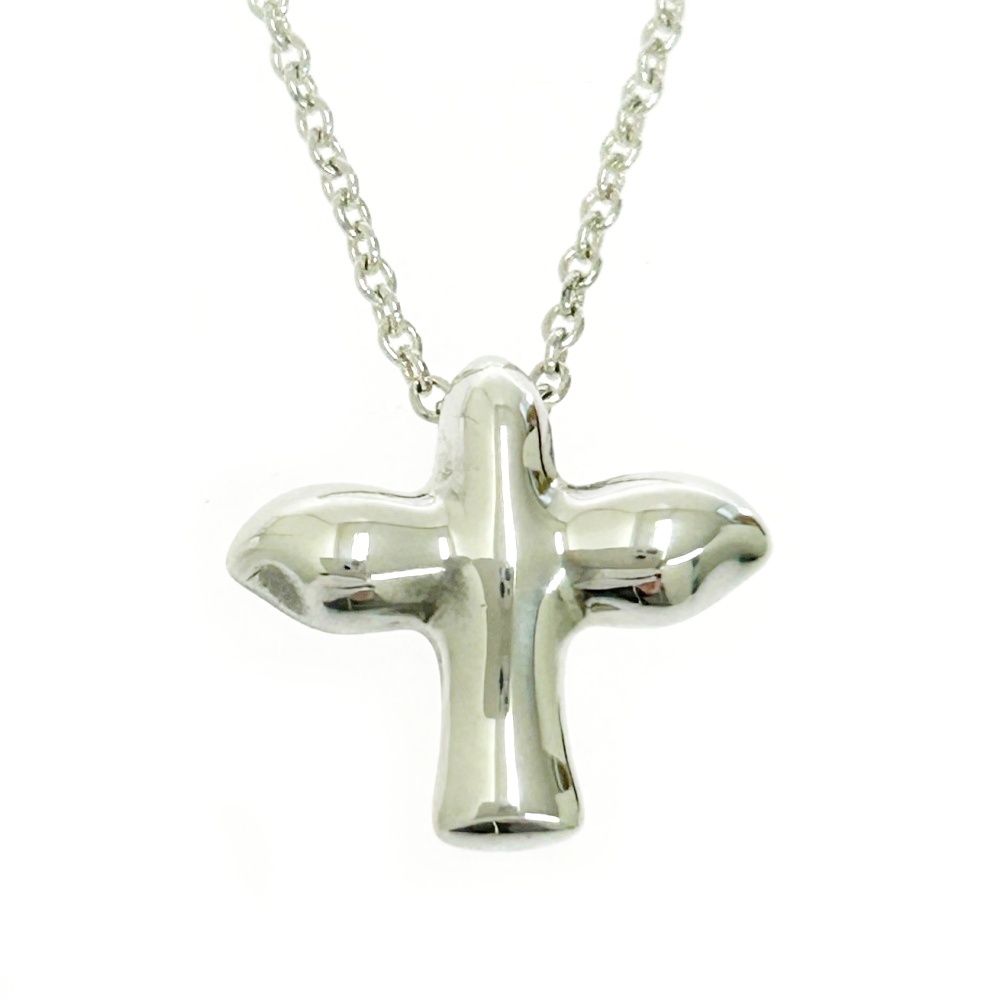中古】TIFFANY&Co. ティファニー シルバー バード クロス ネックレス