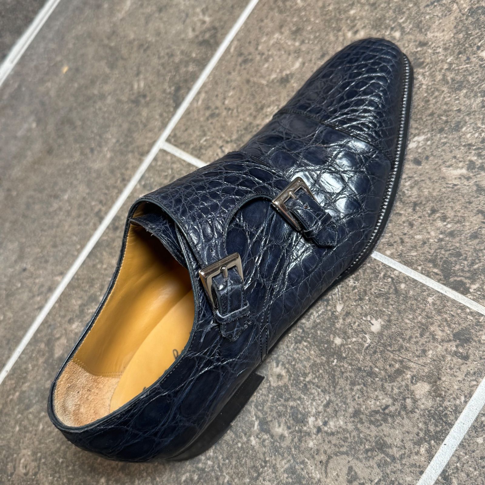 超希少】 Enzo Bonafe エンツォボナフェ【ダブルモンク】8.5 - メルカリ