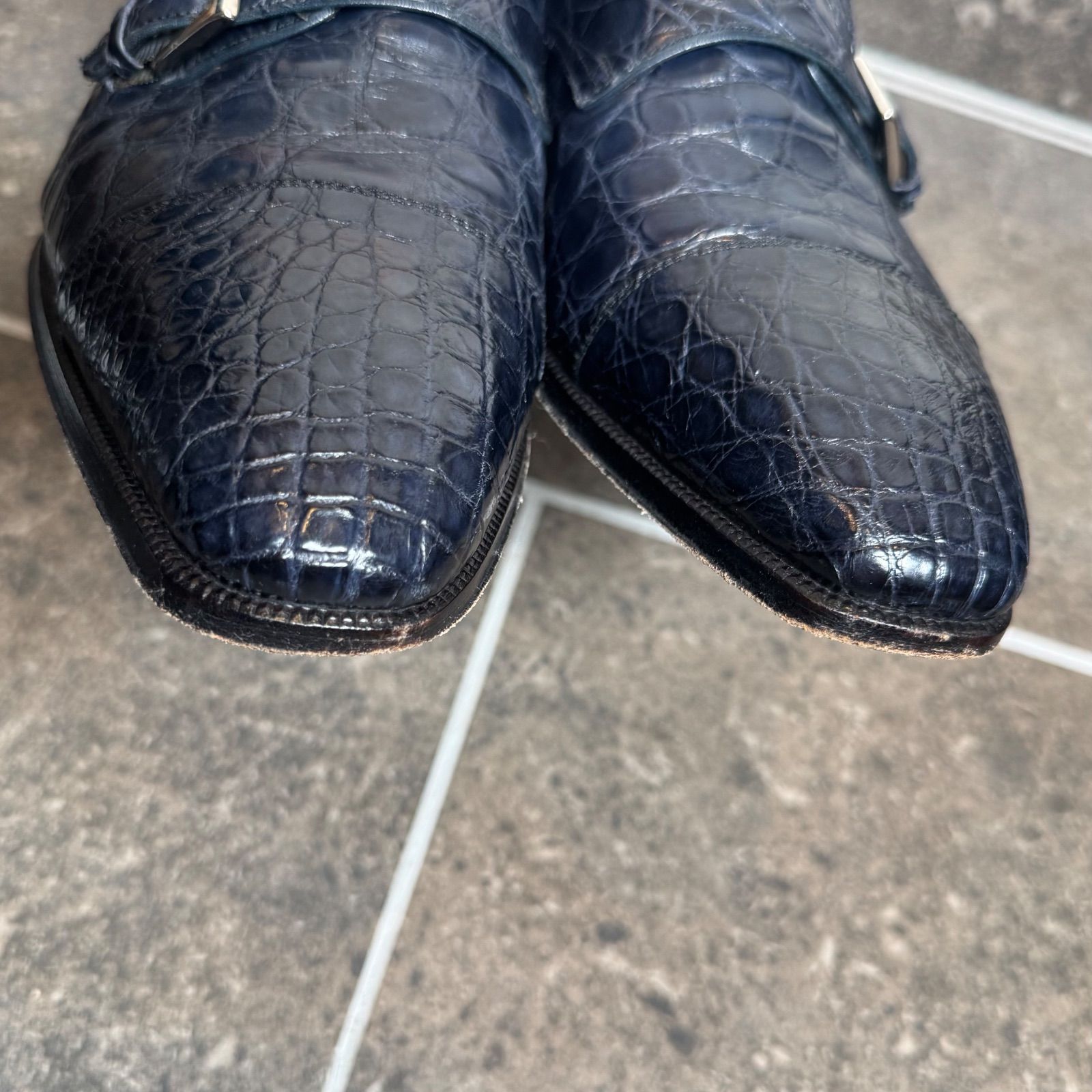 超希少】 Enzo Bonafe エンツォボナフェ【ダブルモンク】8.5 - メルカリ