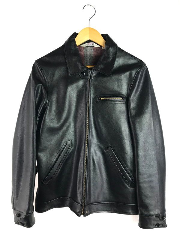 品】BEN DAVIS ベンデイビス COW LEATHER SINGLE RIDERS JACKET GS 