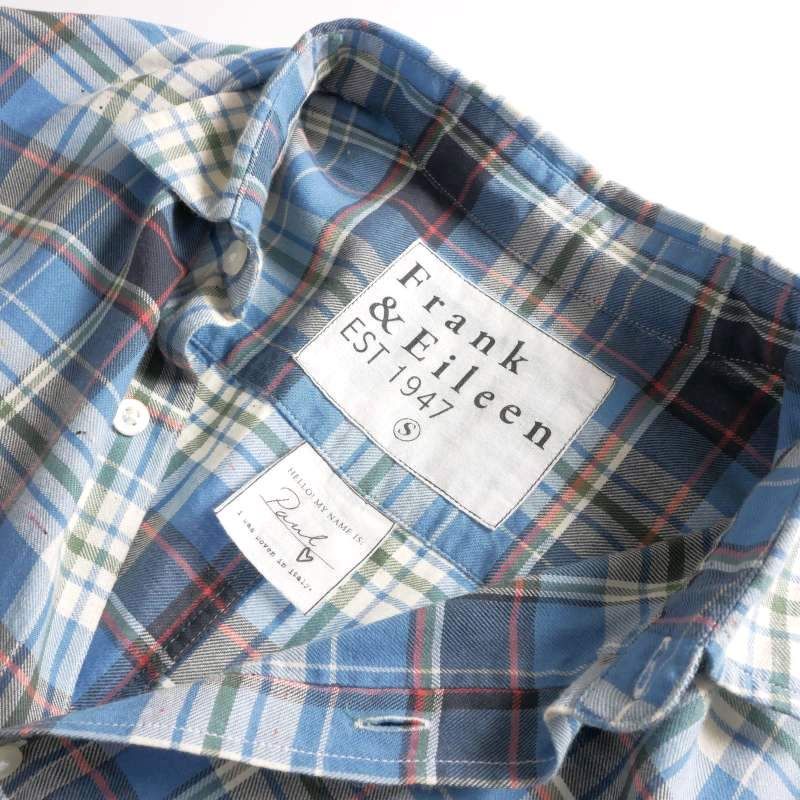 フランク&アイリーン Frank&Eileen PAUL チェック柄 ロングスリーブ