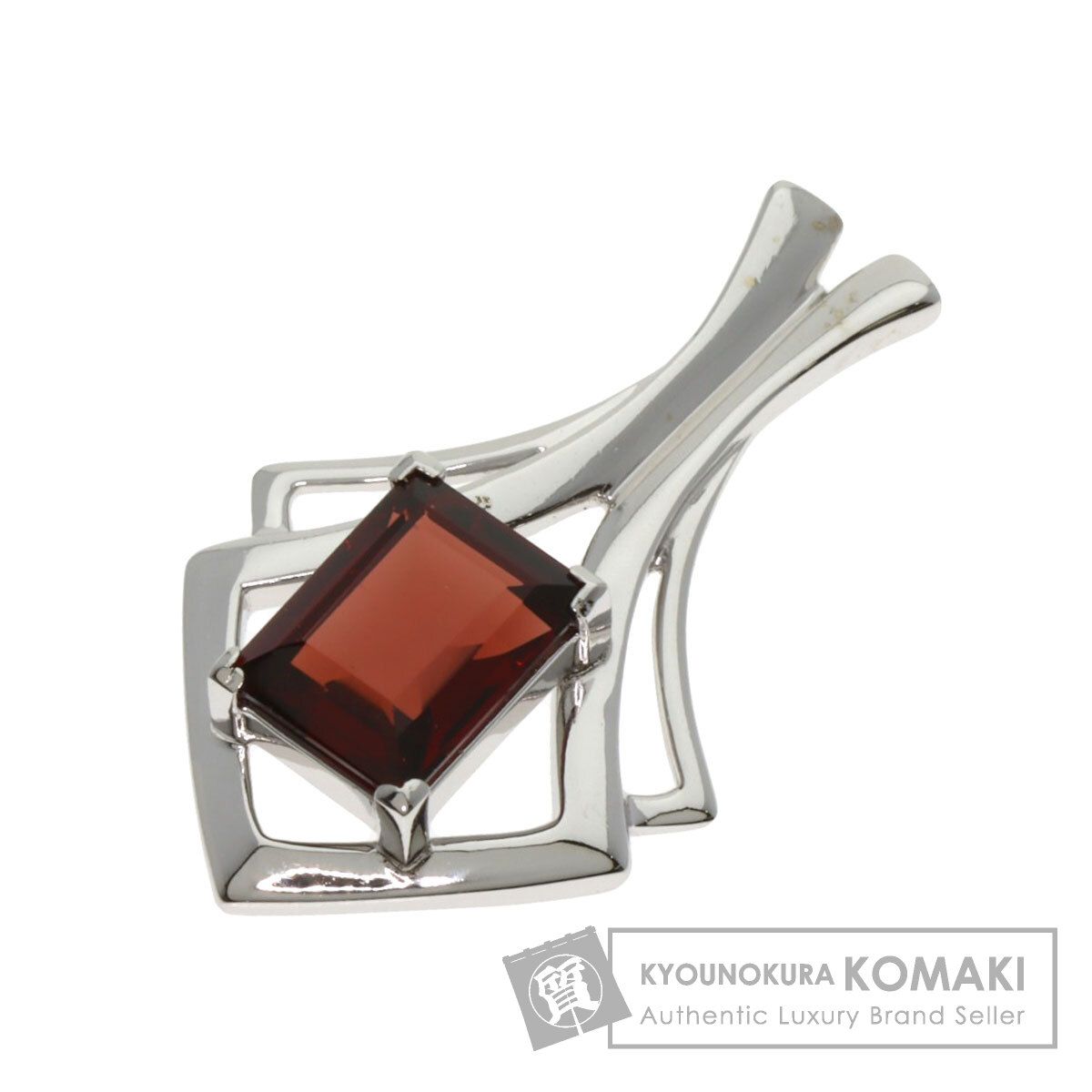 TASAKI タサキ ガーネット ペンダントトップ K14WG レディース 