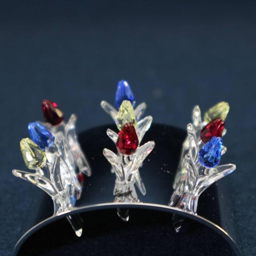 レア！Swarovski スワロフスキー SCS会員限定品 ミニチューリップ 3色