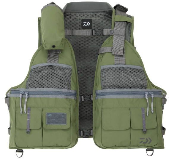ダイワ ネイティブクリークベスト DV-3226 カーキ フリーサイズ / 鮎