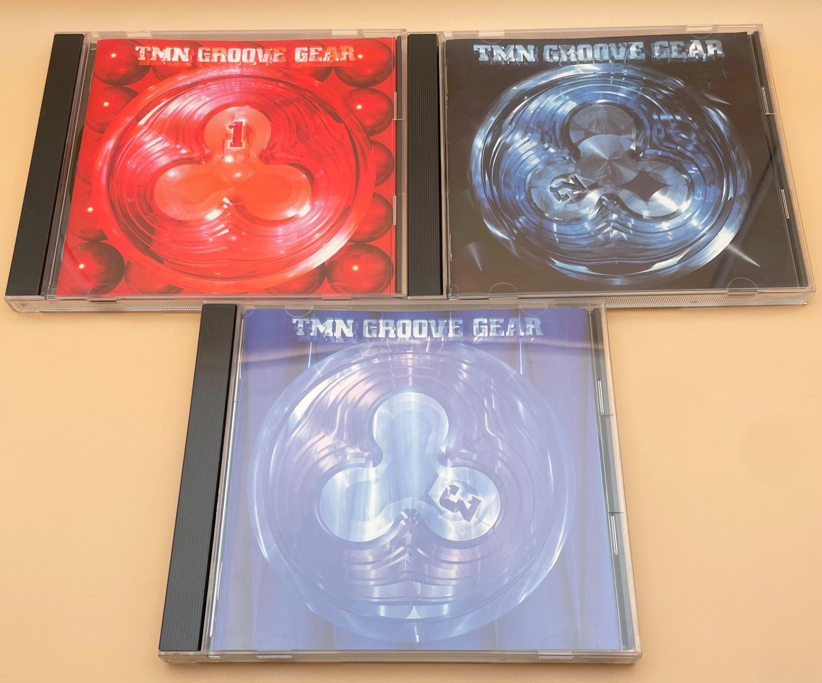 TMN CD 3枚セット GROOVE GEAR TM NETWORK 宇都宮隆 小室哲哉 木根尚登
