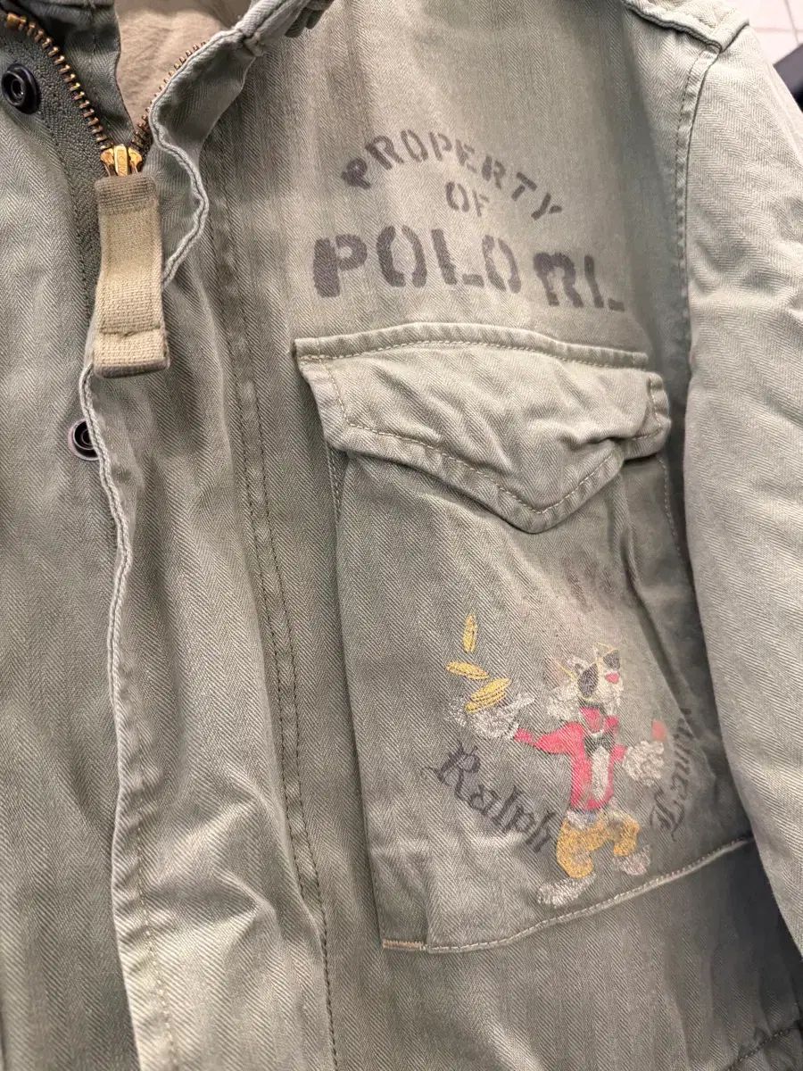 ポロ ラルフローレン カーキ マウンテンパーカー Mサイズ 出品 - メルカリ