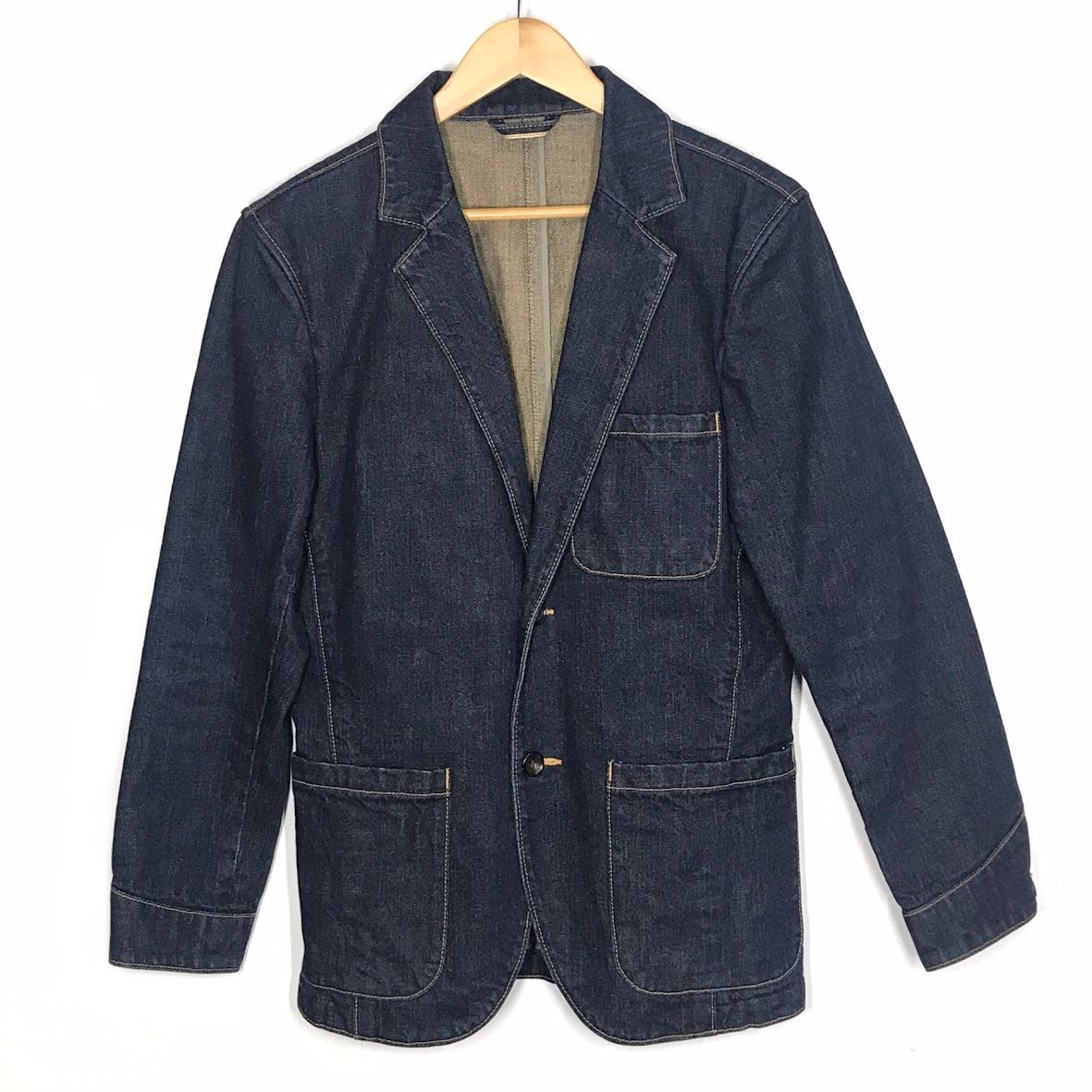 【倉吉店】 中古 UES | ウエス　ウェス デニム デニムテーラードジャケット インディゴ サイズ：1 【93】 倉吉店】 中古 UES | ウエス ウェス デニム デニムテーラード